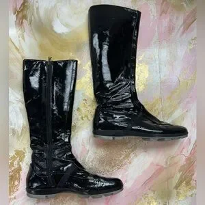 靴 PRADA / Rain boots Prada , Triangle Stamp Logo Rain Boots in Green BNWB 37 | eBay